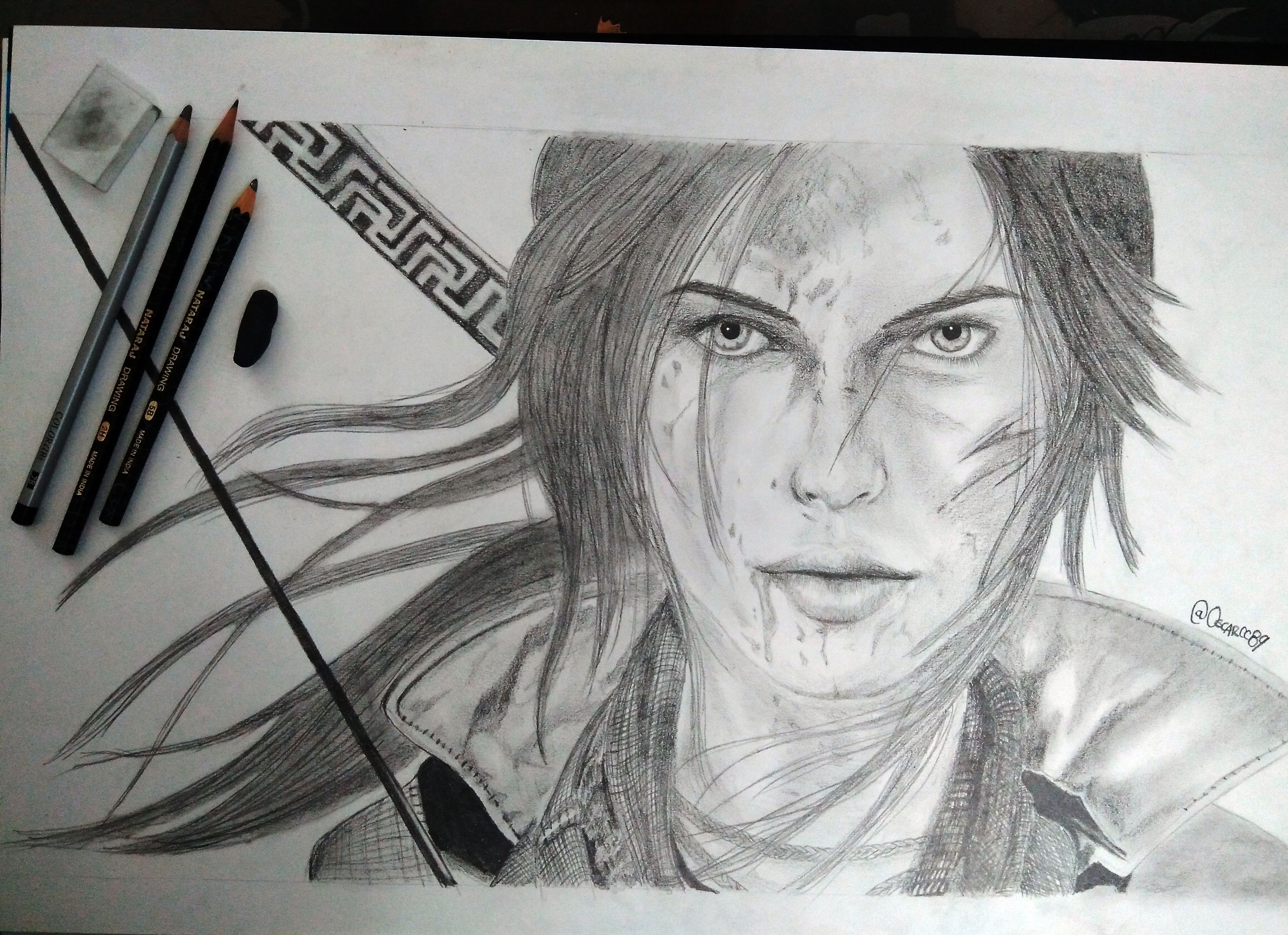 Featured image of post How To Draw Lara Croft How to draw alicia vikander part 2
