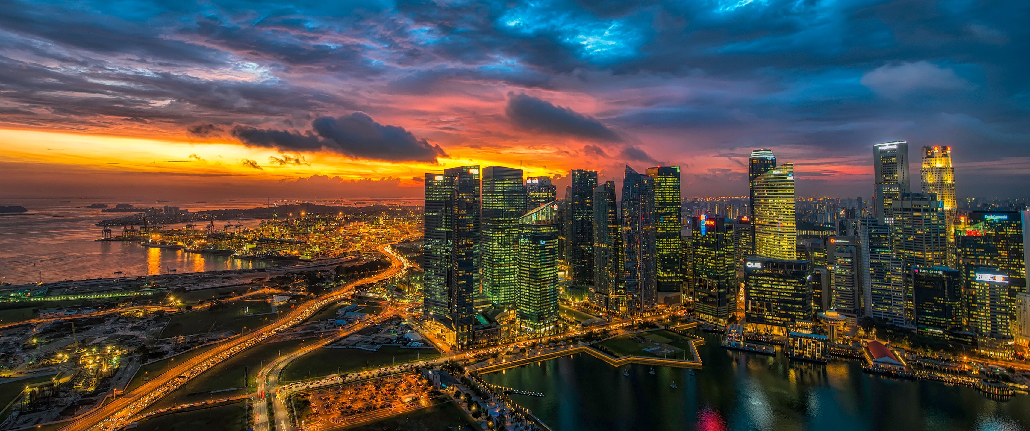 Glowing Singapore 219 Wallpaper  Ultrawide Monitor 219 Wallpapers.jpg