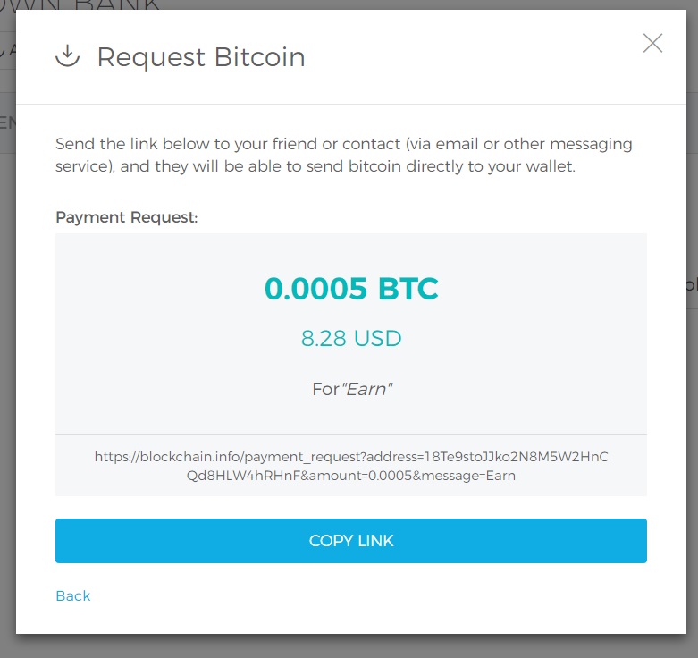 can someone send me money through bitcoin