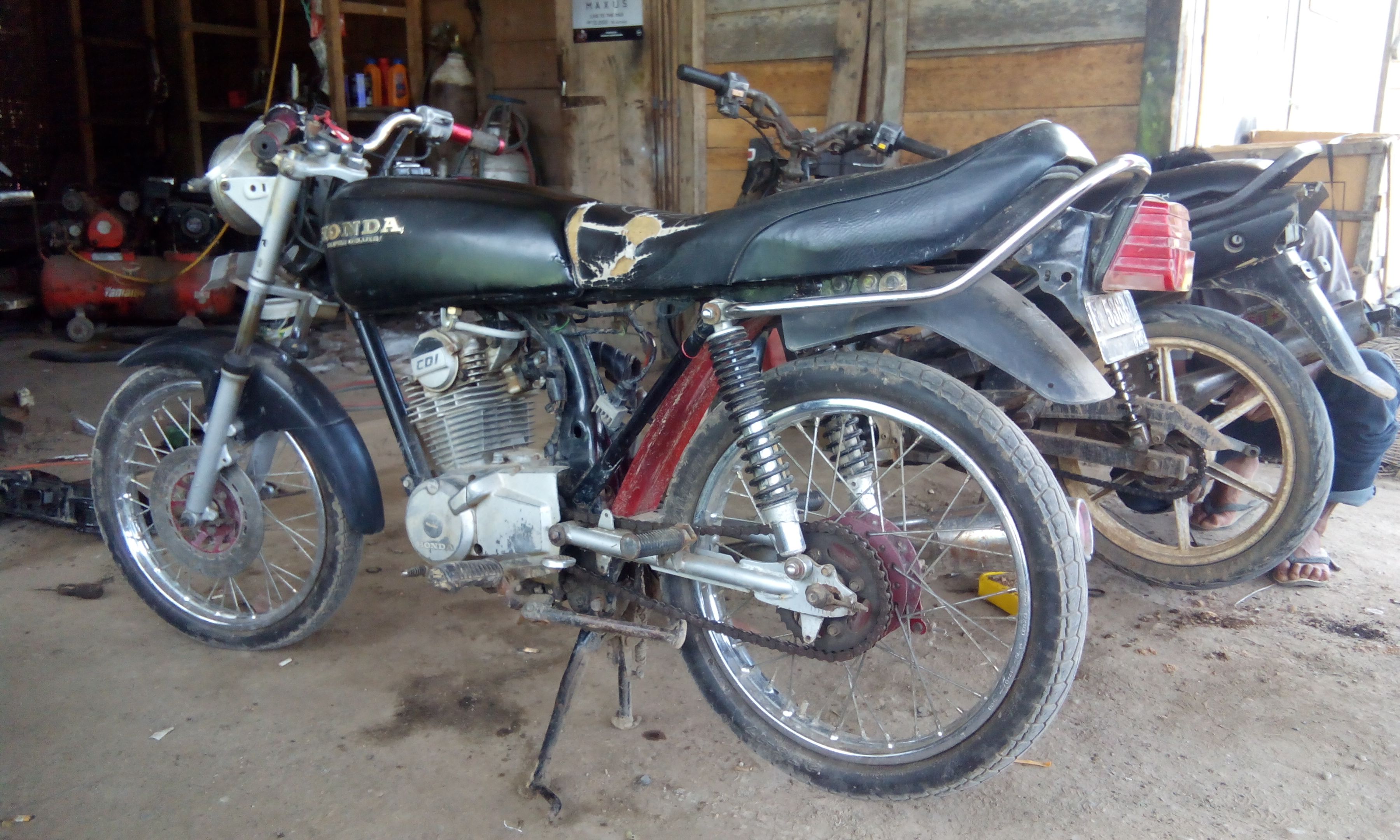 Motor Tua Modifikasi Honda Gl Steemit