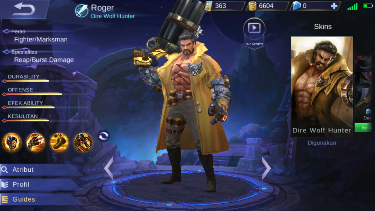 GAME MOBA MOBILE LEGEND Hero Roger Review Steemit