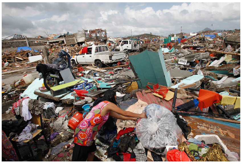 Tacloban City Philippines. A lot of damage