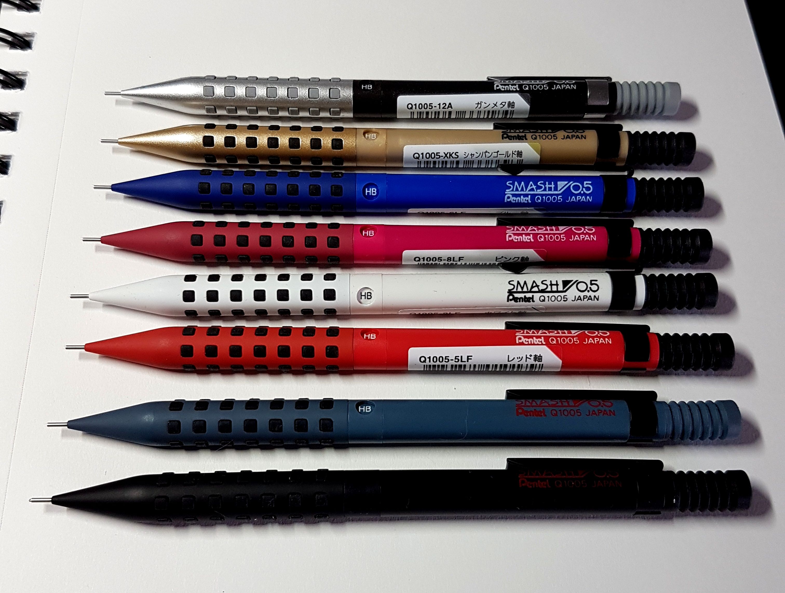Mechanical Pencil Review #1 - Pentel SMASH 🖊 シャーペンレビュー