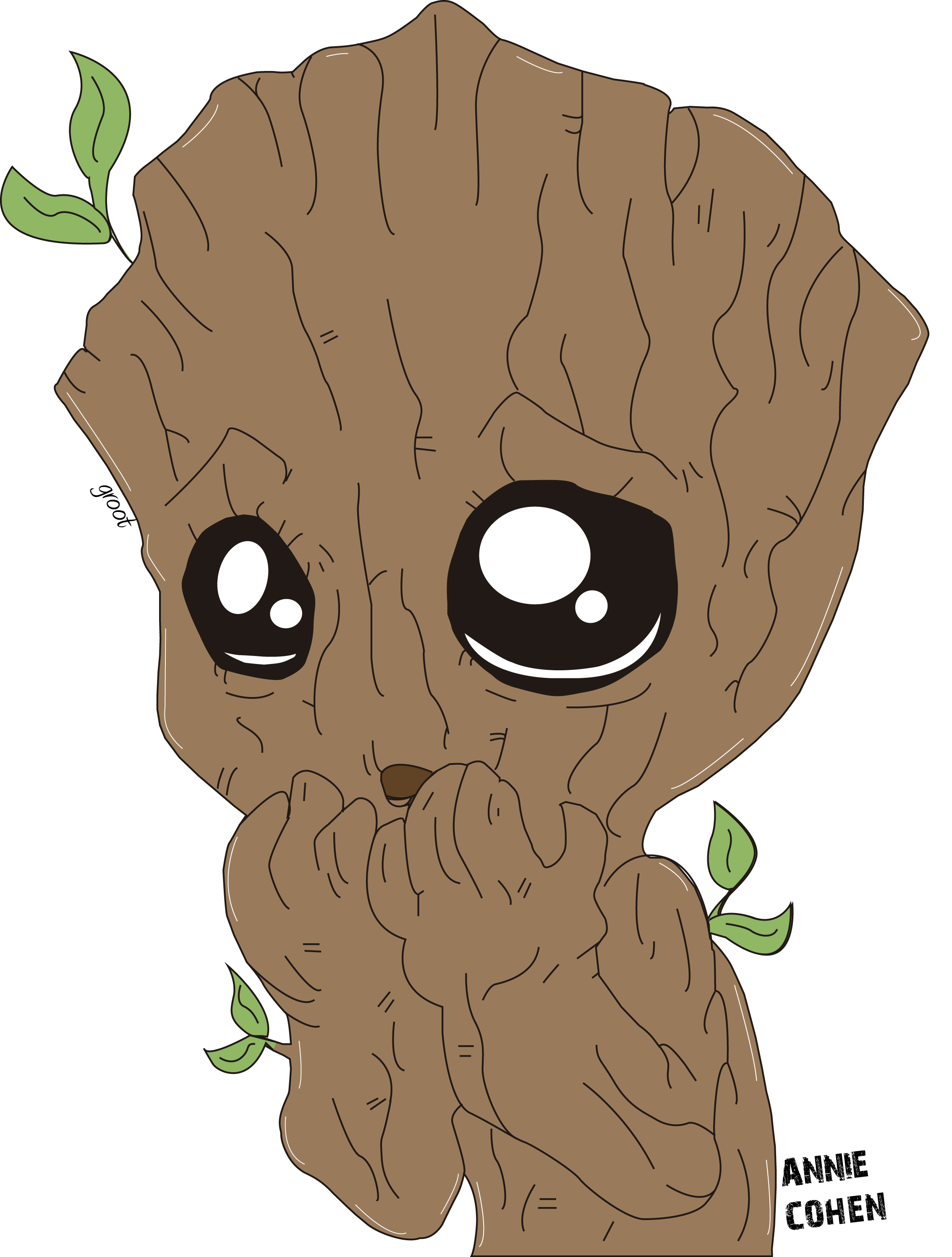 Baby Groot — Guardians of the Galaxy | Illustration — Steemit