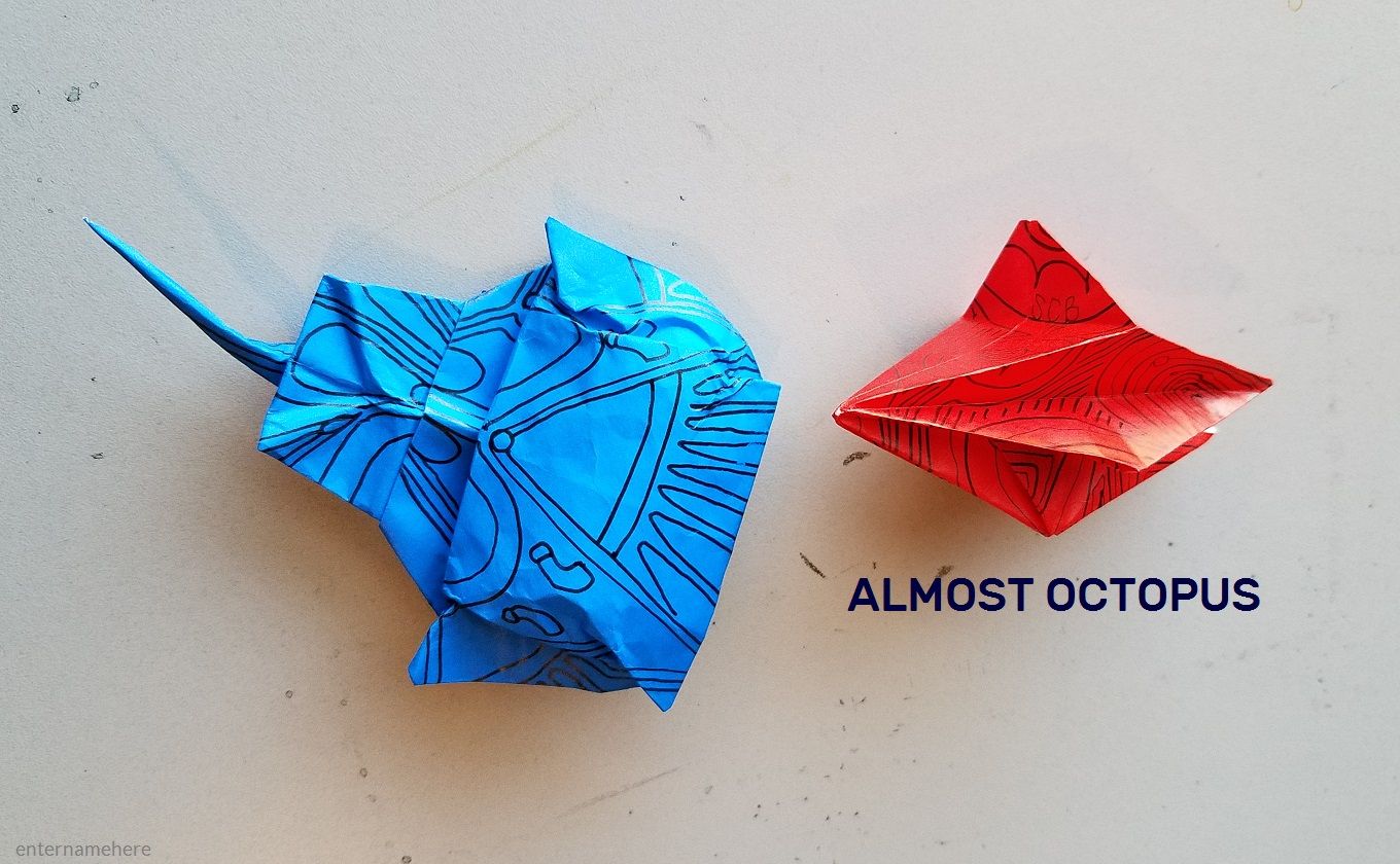 steemit-enternamehere-origami-blue-horseshoecrab-red-almostoctopus.jpg