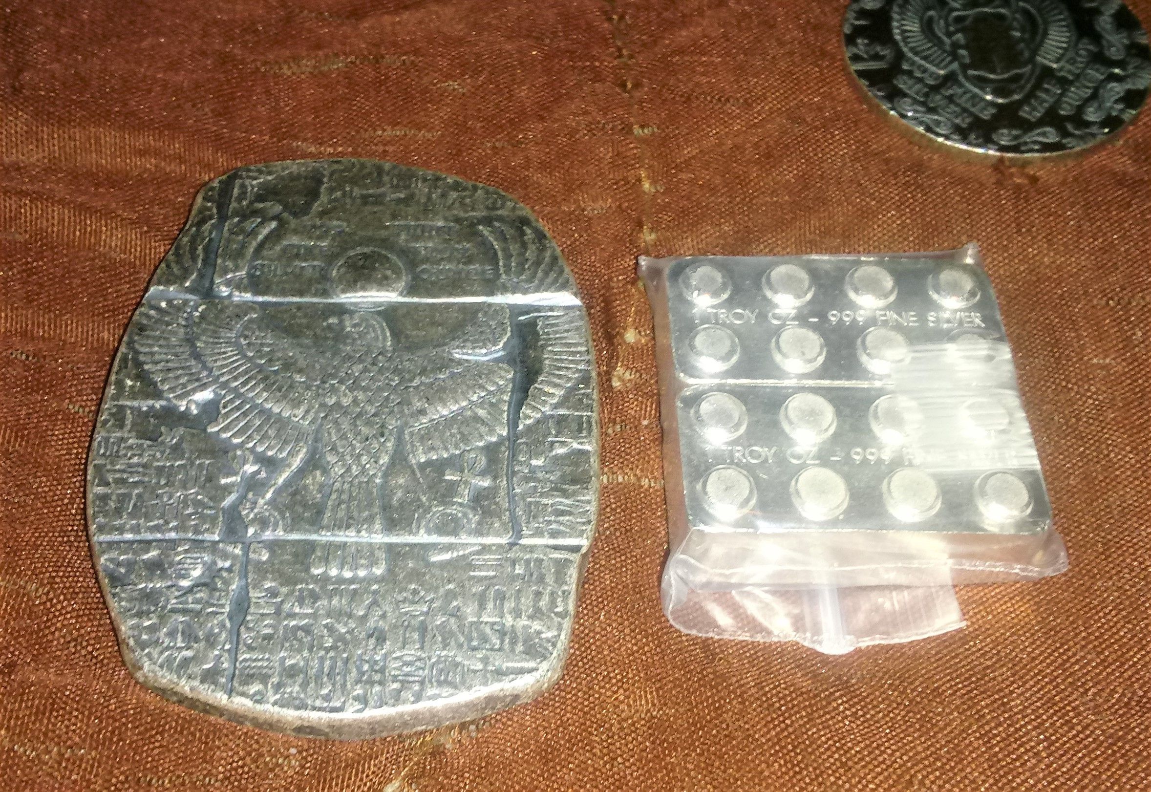 Bag of 20 Old World Egyptian King Tut Pyramid 1//4 oz .999 Silver Antiqued Rounds