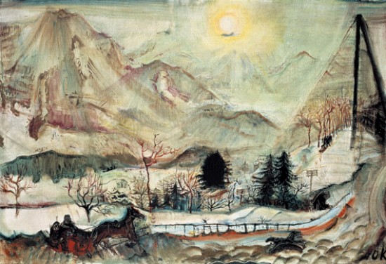 Oskar Kokoschka, Dents du Midi, 1909-1910.jpg