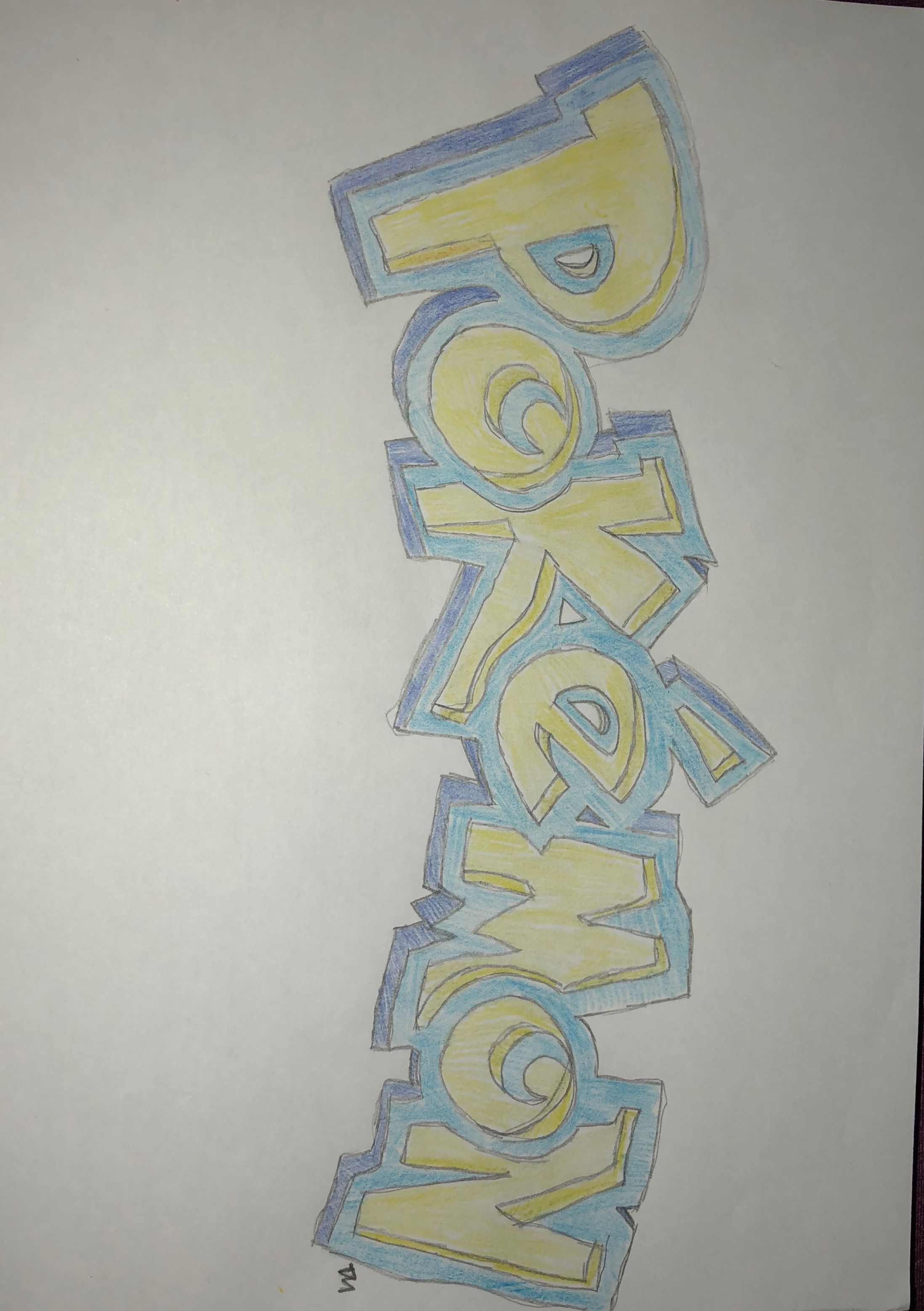 Drawing The Logo From Pokemon Steemit