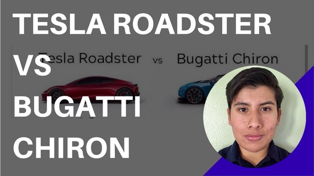 Tesla Roadster Vs Bugatti Chiron This Is Crazy Steemit