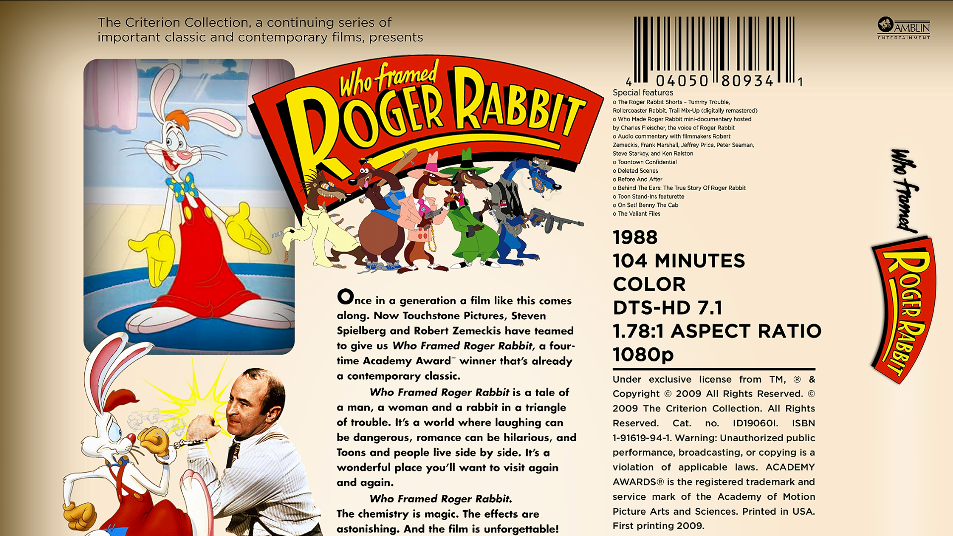 Who framed roger rabbit tv tropes