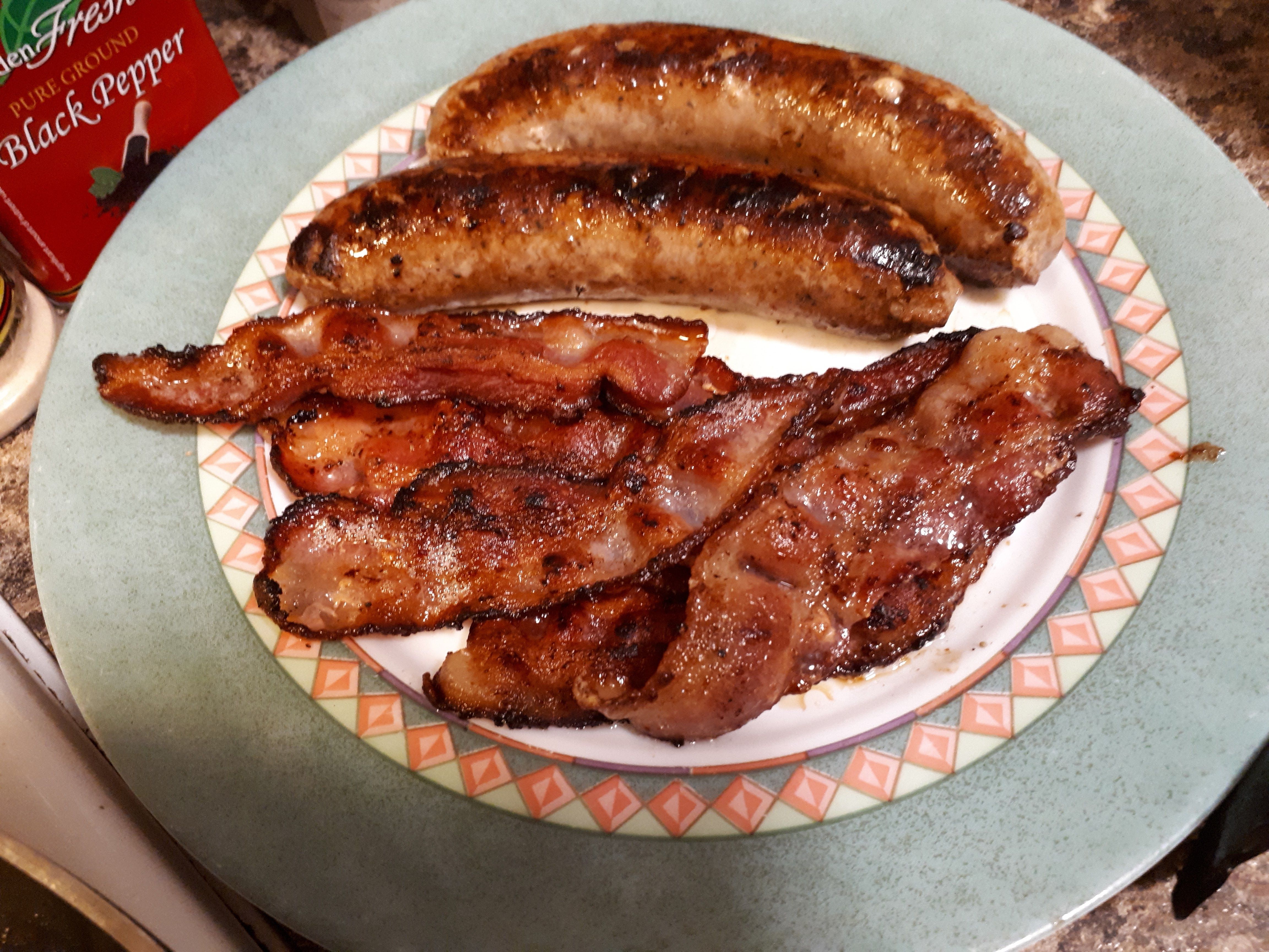 🍳 Ranchers Breakfast For Dinner ! ( Bacon + Sausages & Hash browns
