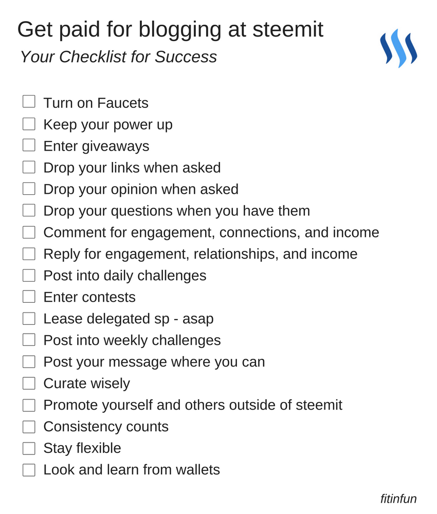 steemit make money now checklist.png