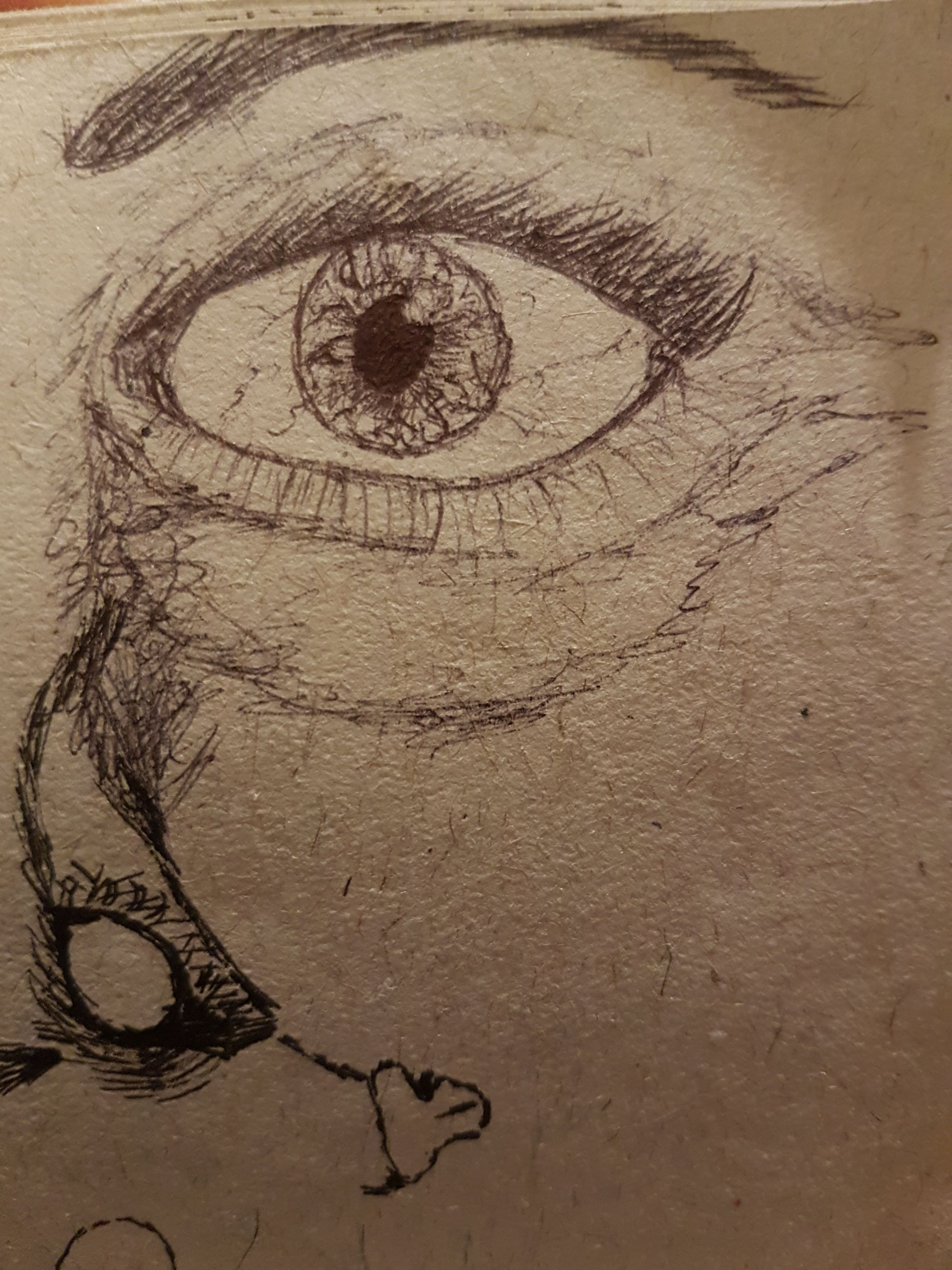 Sketchpad Doodles Faces Hands Eyes Biro Steemit