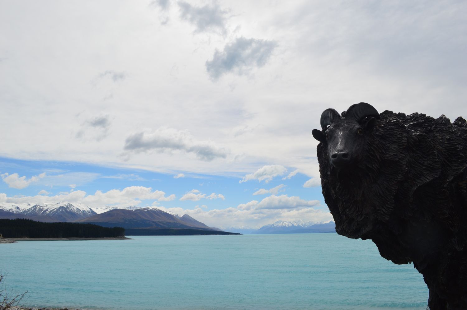 The clearest water: Lake Pukaki before winter