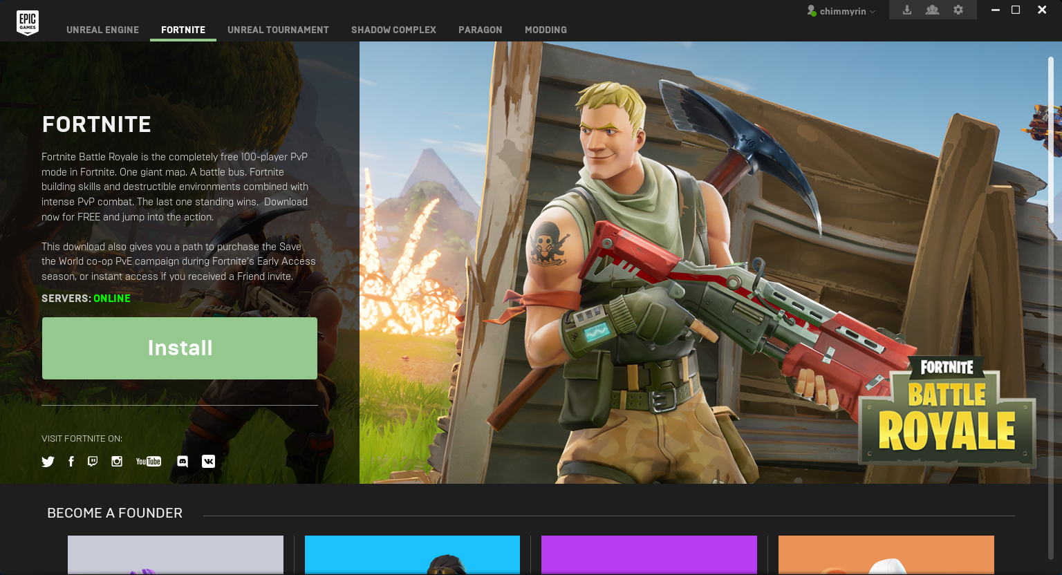 fortnite download free pc memory needed