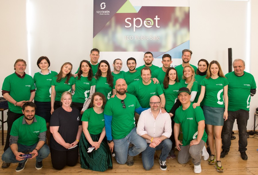 The Spotcoin Team at the 2018 Black Sea Blockchain Summit
