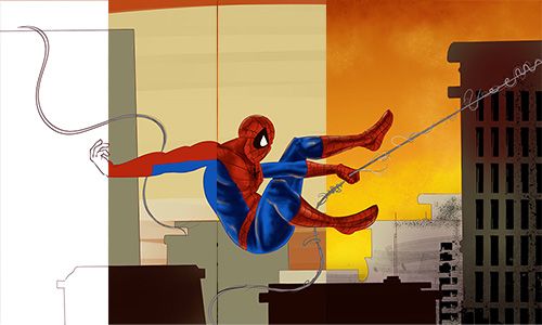 Spider-Man Side view by Spidey0055 - Fanart Central