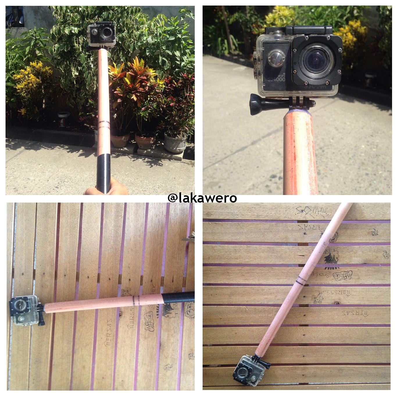 STEEMGIGS: How To: (DIY) FLOATING SELFIE STICK / BOBBER FOR ACTION
