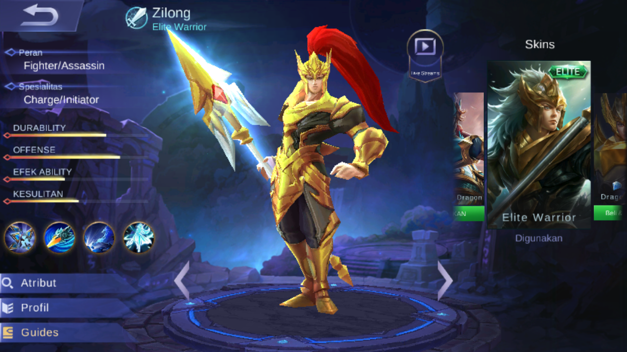 MOBA Game Mobile Legend Hero Zilong Review Trik And Tips How
