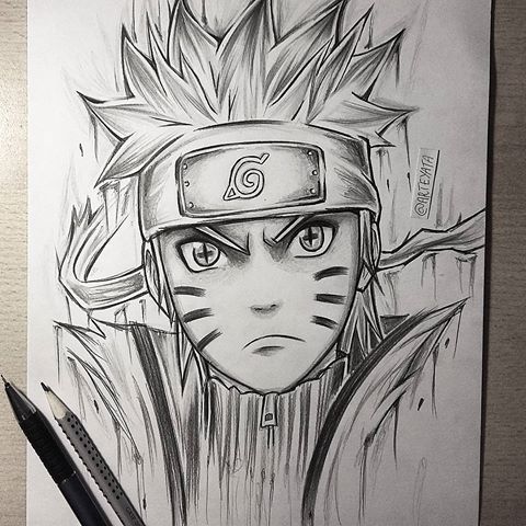 Naruto Uzumaki, My Naruto Uzumaki Fanart that I drew a whil…