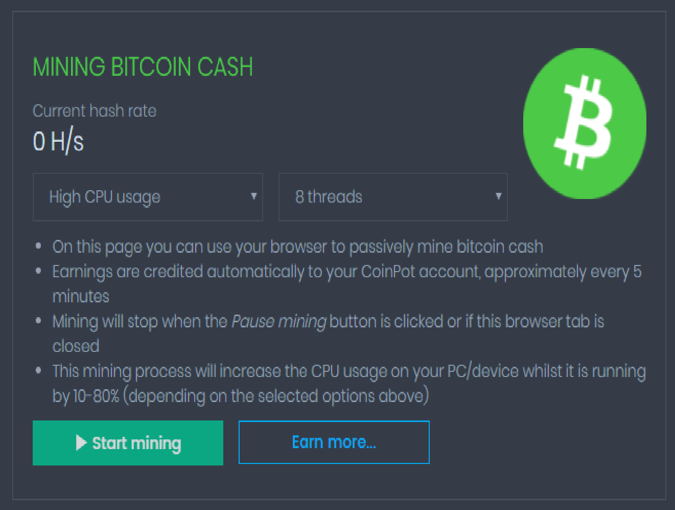 Earn Bitcoin Cash In Coinpot | How To Earn Money On ...