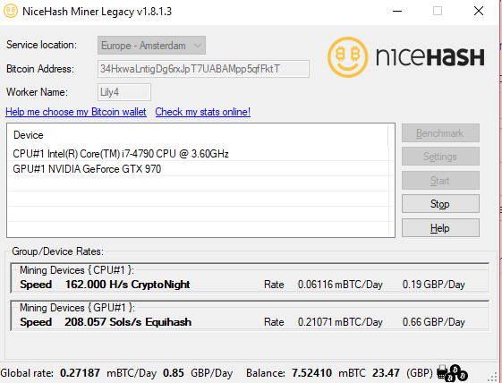 How To Deposit Mining Funds Into Nice Hash Cloud Mining Free Ghs