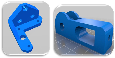 9– Z ekseni mil tutucu sağ alt 10– Y ekseni kayış bağlantı parçası.png
