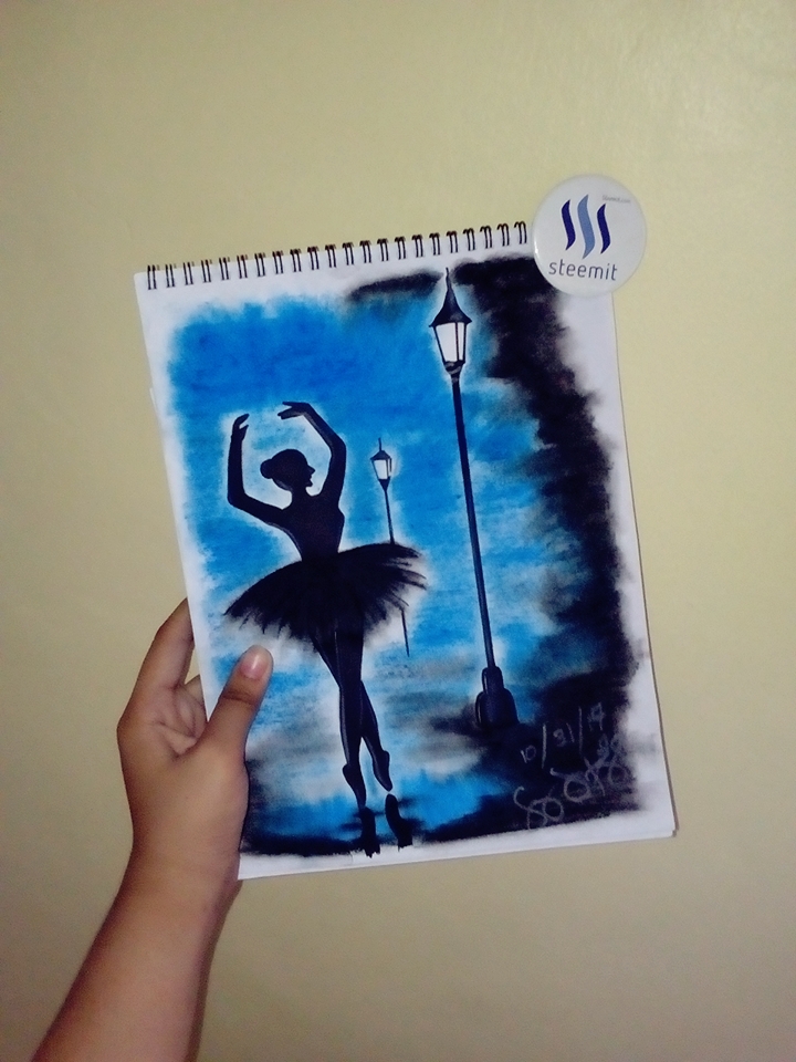 Oil Pastel The Dancing Ballerina Learn To Draw With Me Steemit