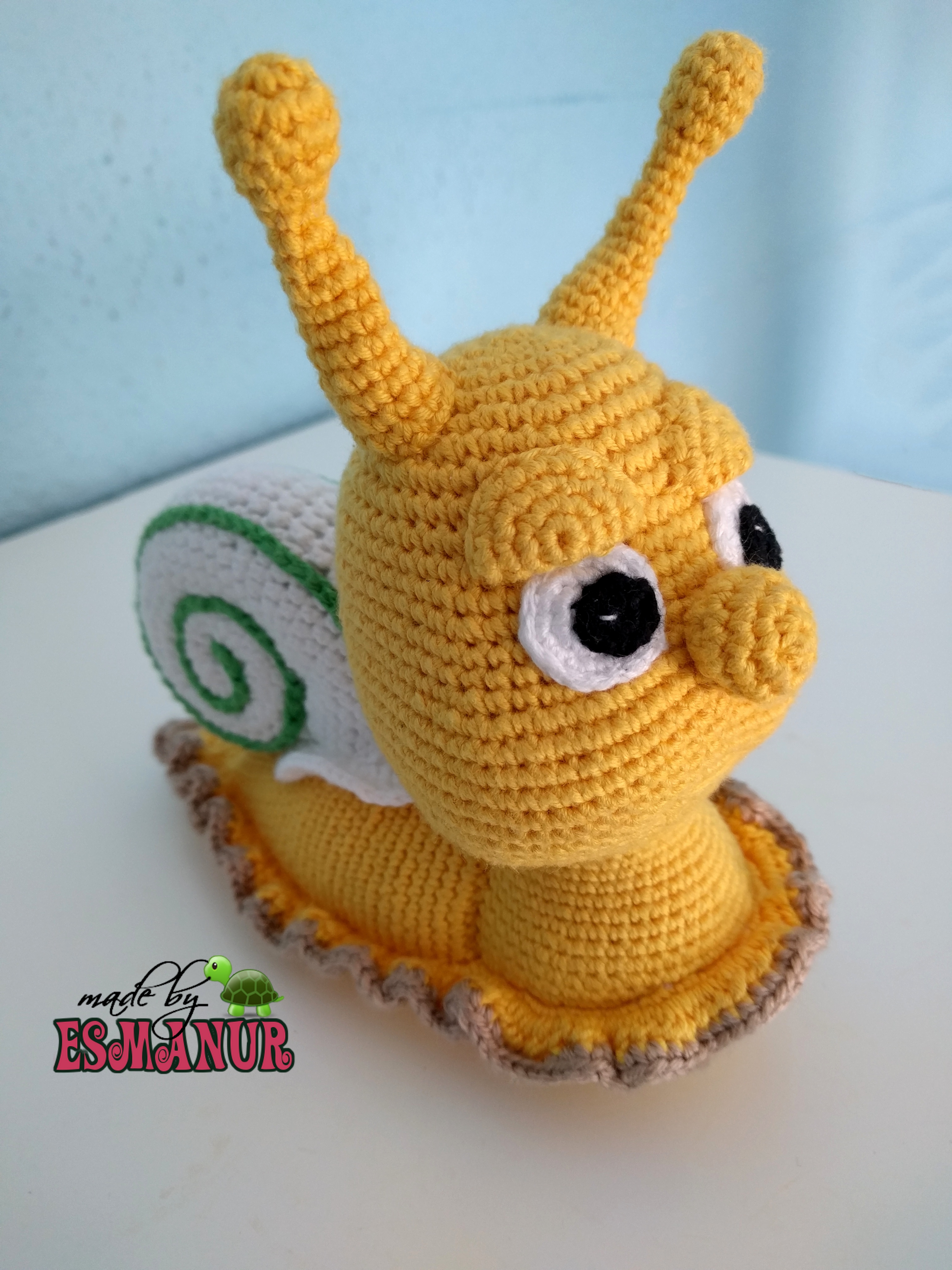 snail amigurumi animal crochet esmanur