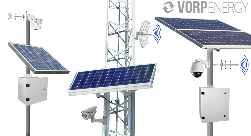 Satellite Solar Powered Security Cameras