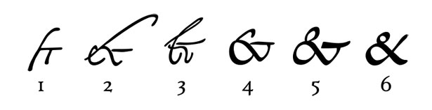 apple chancery font ampersand