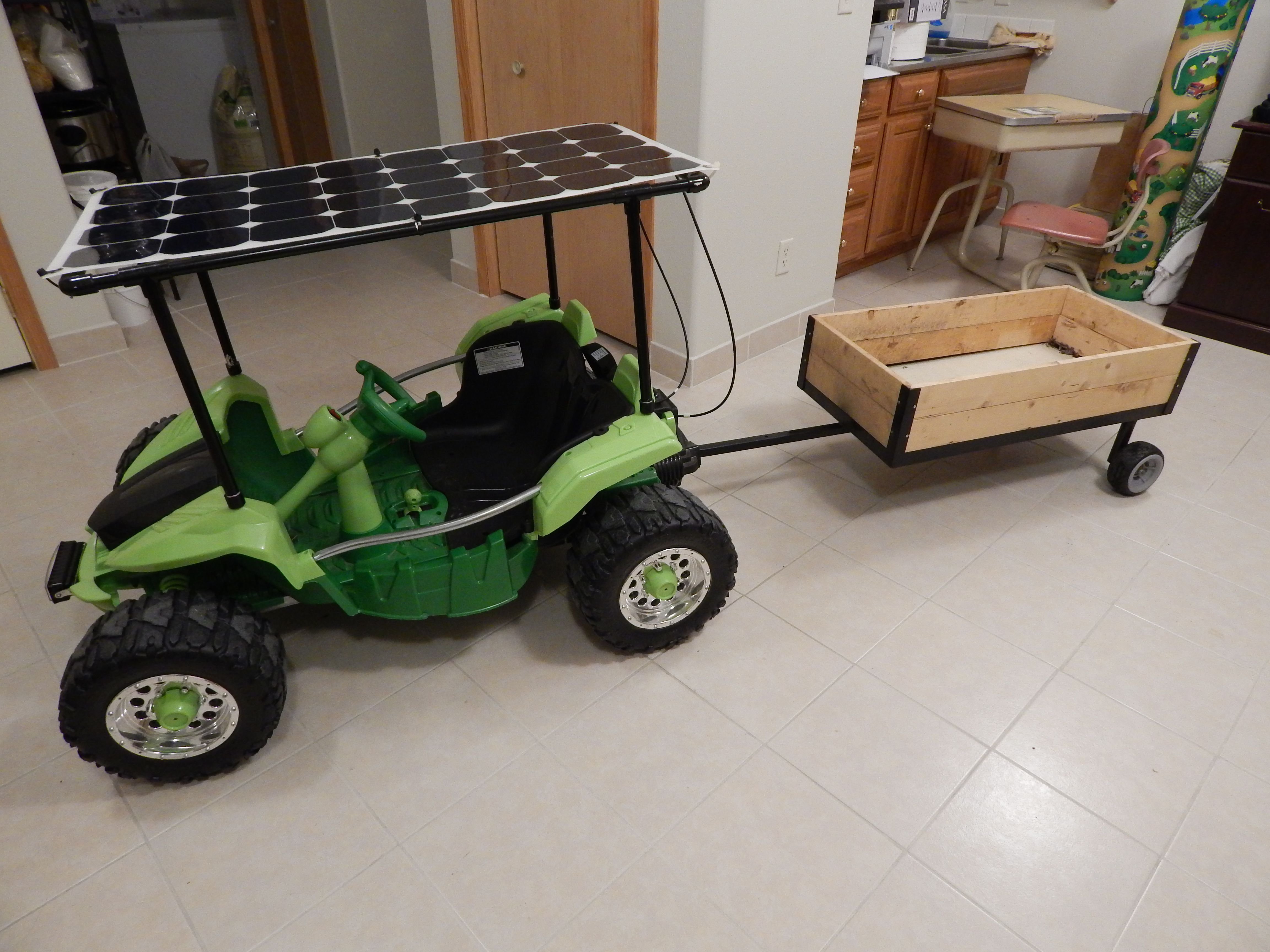 solar powered power wheels