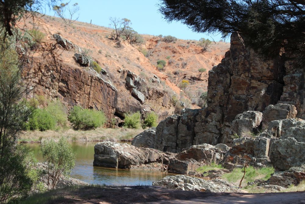 Australian outback camping