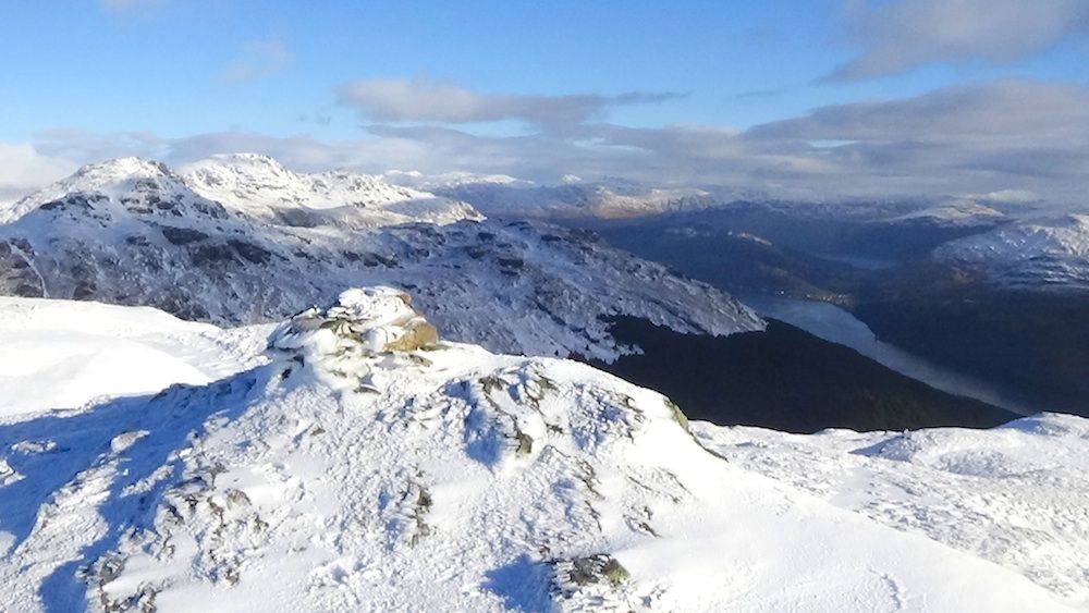 28 Gorgeous photo of summit with The Brack, The Cobbler, Loch Long and Loch Lomond.jpg