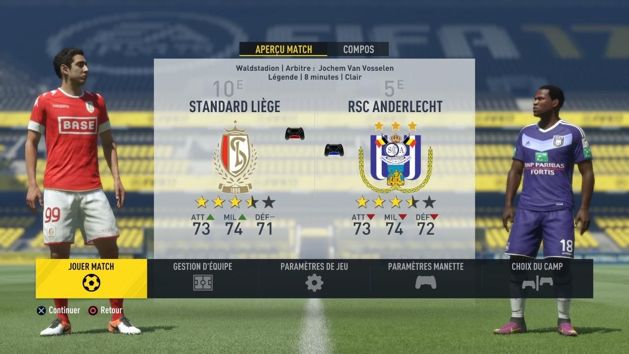Live:Standard Liege vs Anderlecht 