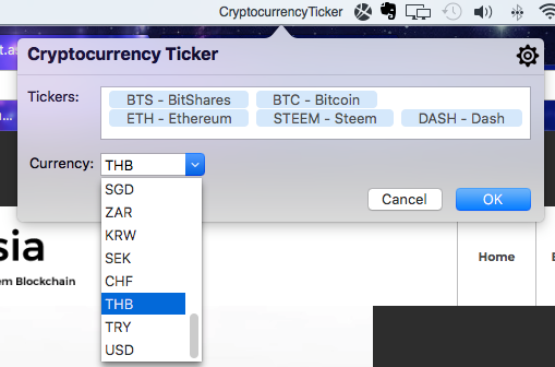 desktop currency and cryptocurrency ticker app