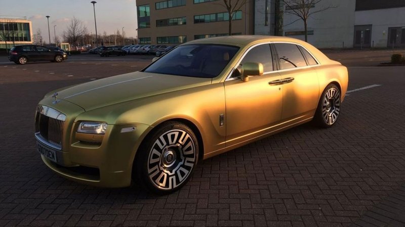 This matte gold Rolls-Royce can be yours for just 16 Bitcoins -  Luxurylaunches