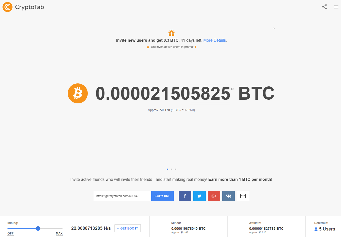 Free Mining Earn Some Bitcoin By Cryptotab Steemit - 