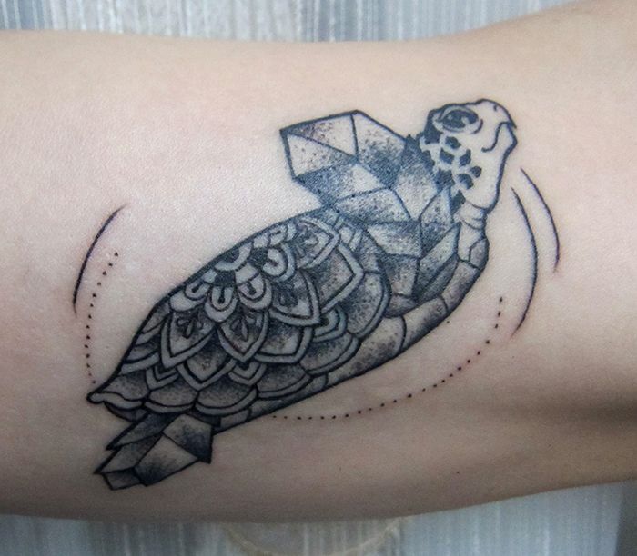 Small Sea Turtle Temporary Tattoo - Etsy