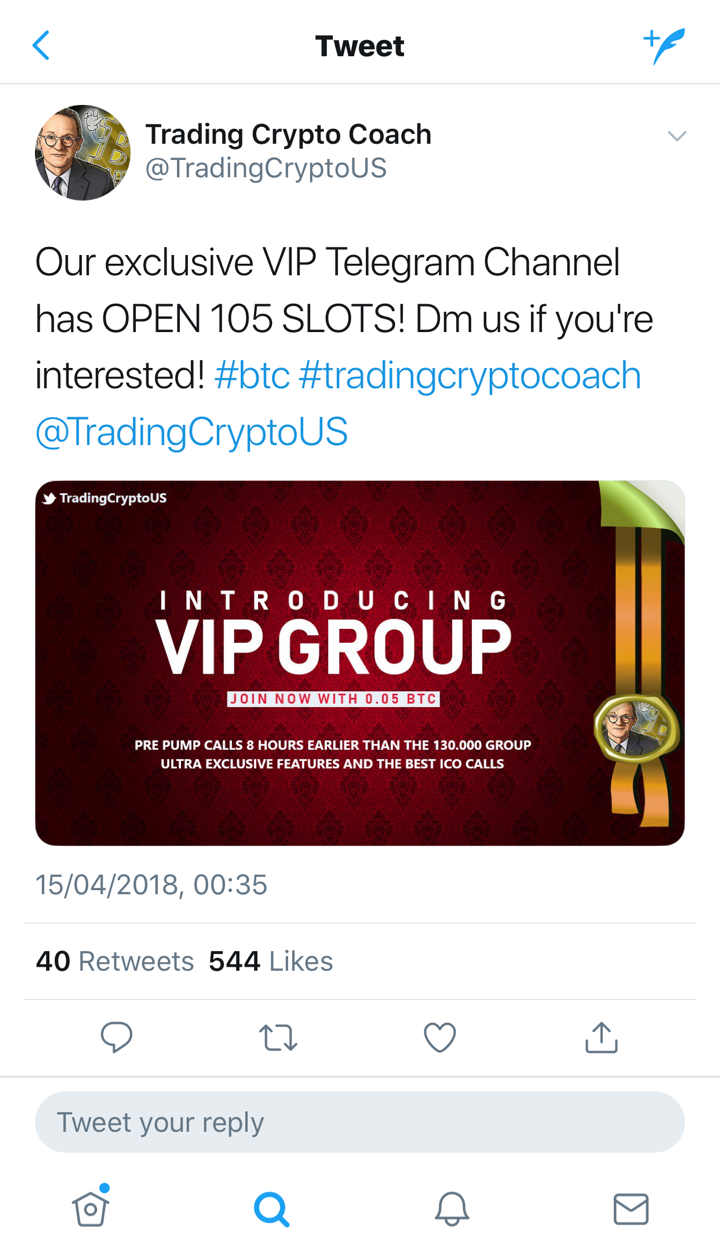 trading crypto coach vip