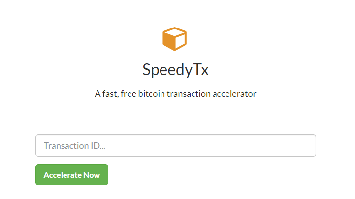 speed up bitcoin transaction free