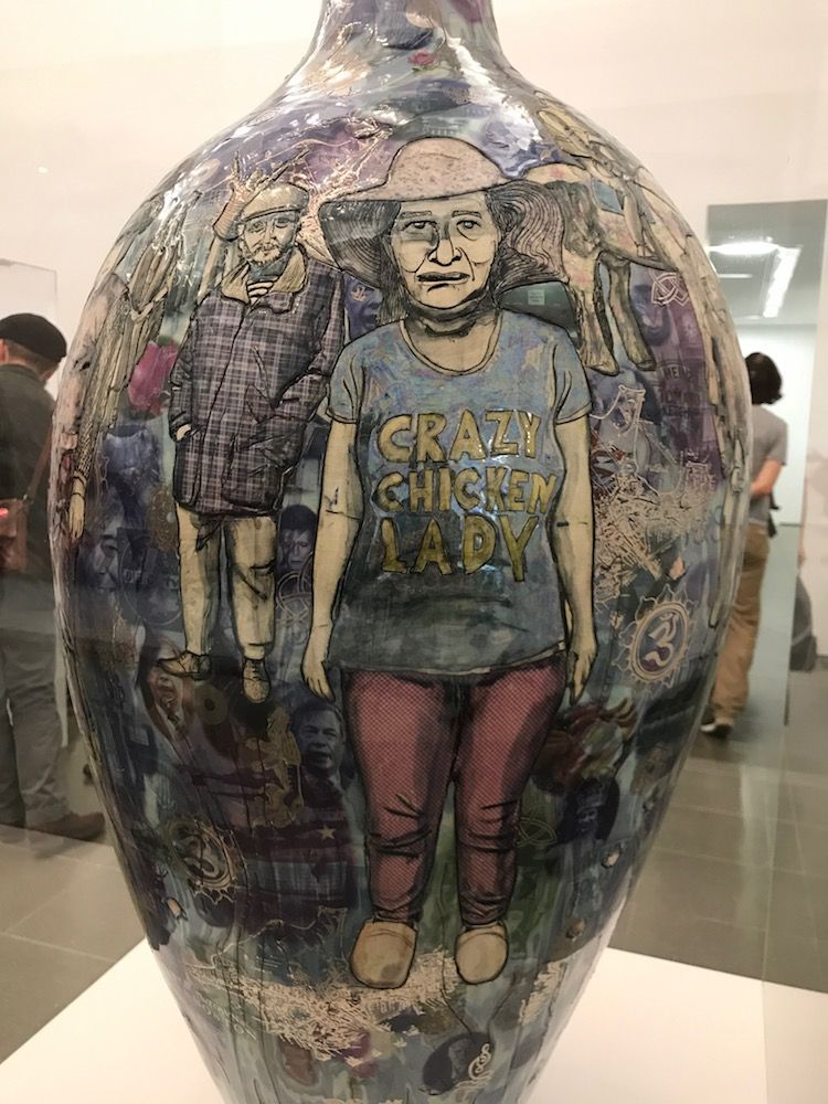 Graycon Perry Crazy chicken lady on the vase.jpg