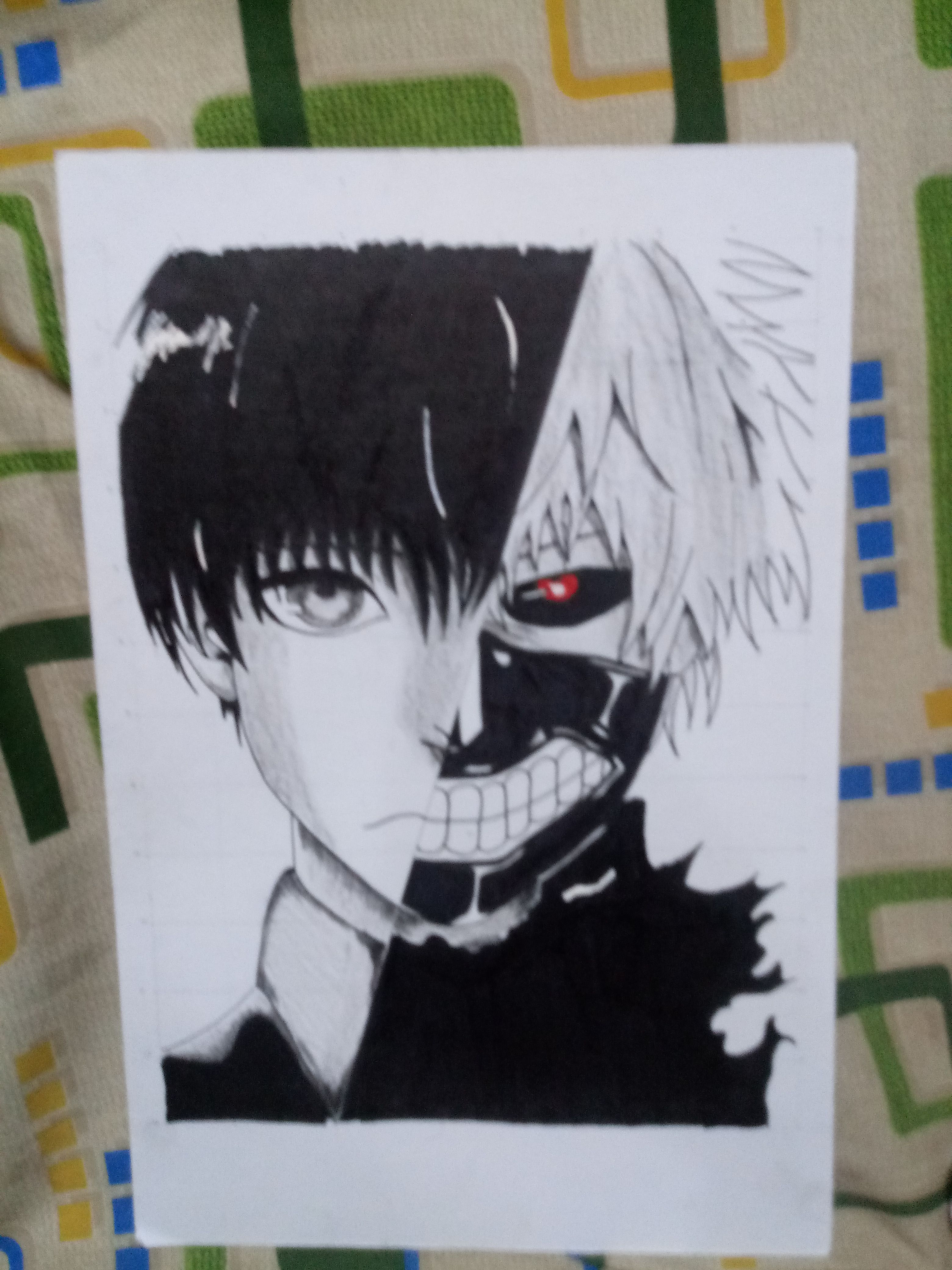 Tokyo Ghoul Kaneki Ken Anime Character Drawing Steemit