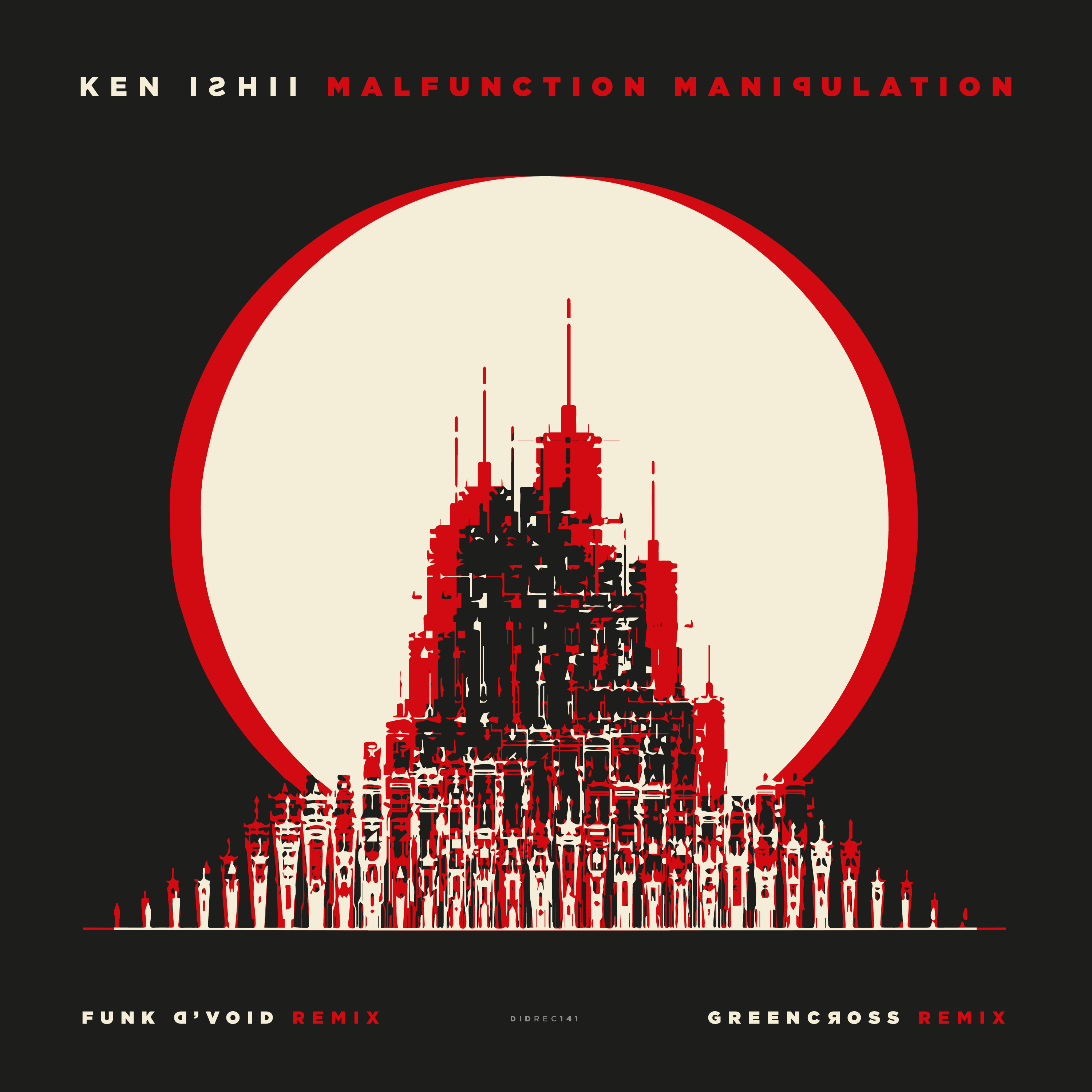 Ken Ishii - Malfunction Manipulation Cover Artwork - Different Is Different Records - didrec.com