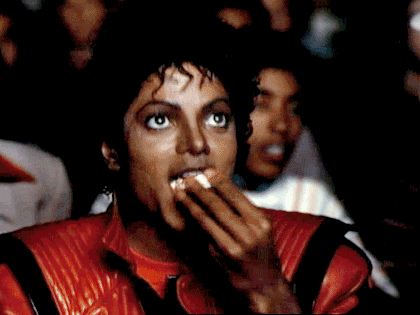 This is the animated image of Michael Jackson eating popcorn being uploaded so that I can share my opinion on an event which doesn't affect me, but which is affecting many people on imgur. - Imgur.gif