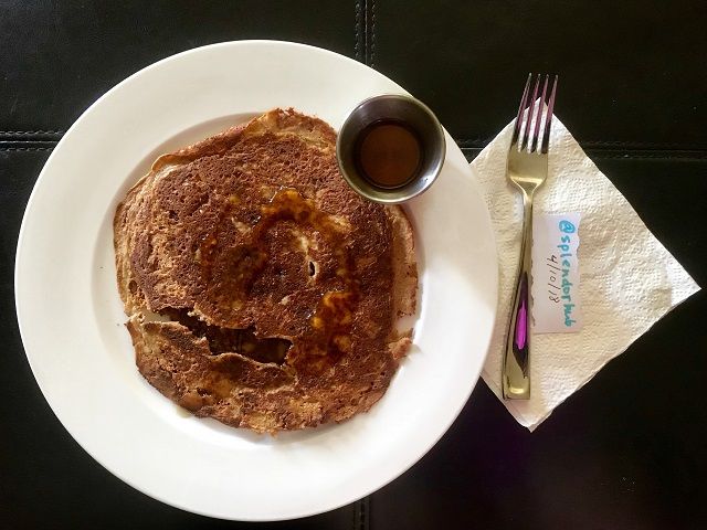 @splendorhub Day 3 Almond pancakes w maple syrup.JPG