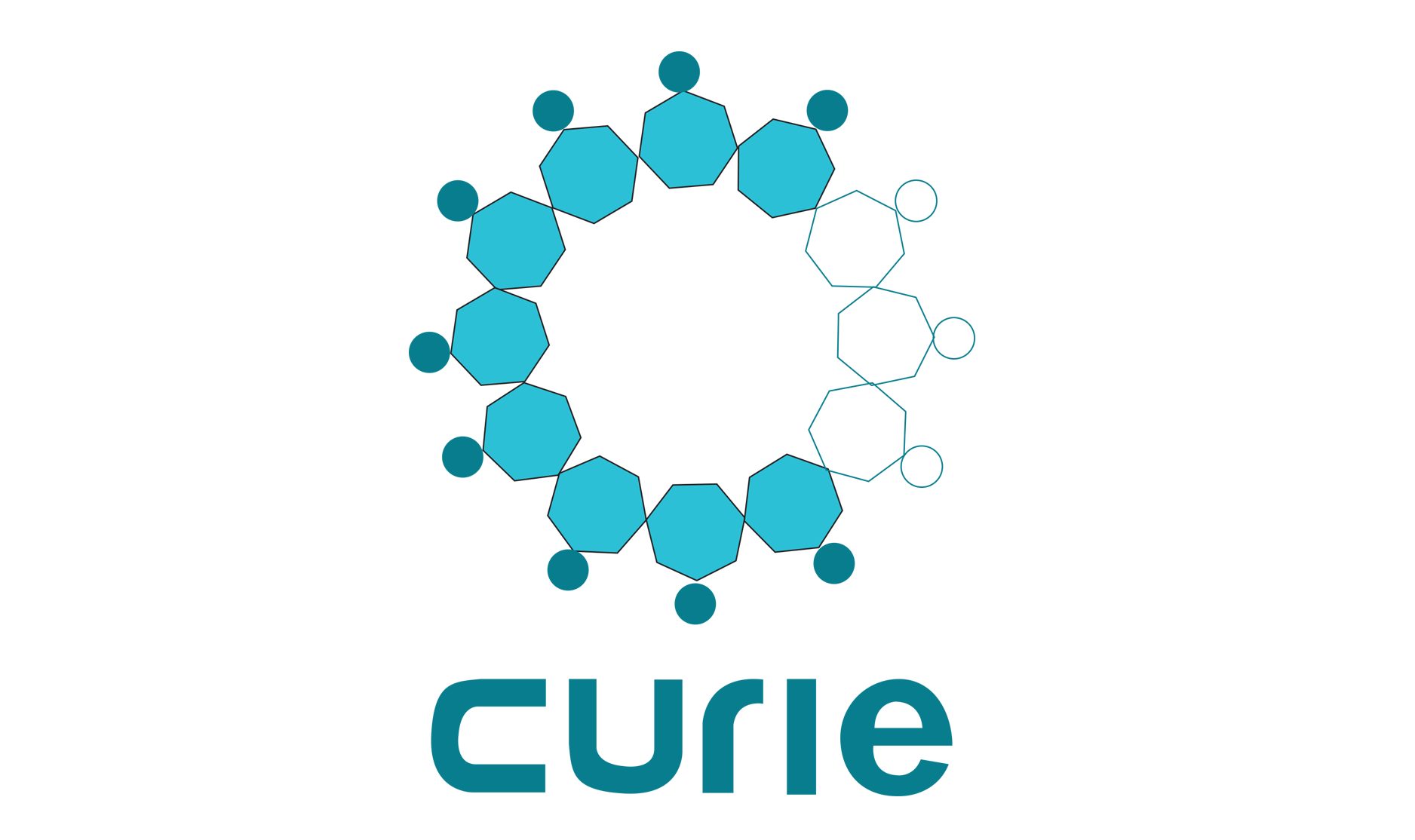 Curie logo top sign.png