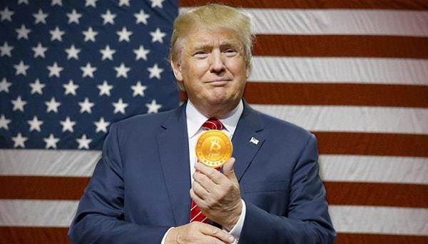 Trump loving Bitcoin