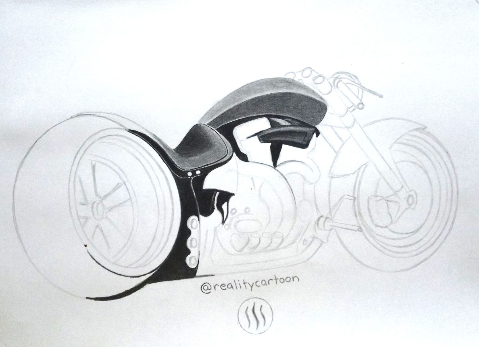 batcycle drawing