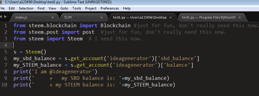first script_python_steem.PNG